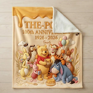 Honey Bear 100th Anniversary - Personalized Mouse Blanket | MNPB01006