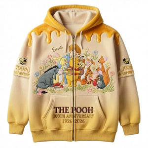 Honey Bear Celebrate Our 100th Anniversary With Friends - Personalized Mouse All Over Shirt - MNPS0110