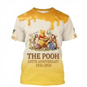 Honey Bear 100th Anniversary - Personalized Mouse All Over Shirt - MNPS0103