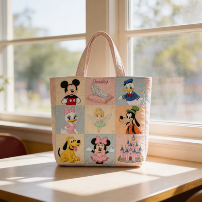 Magical Friends - Personalized Quilted Tote Bag - NSK10022