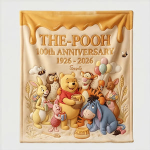 Honey Bear 100th Anniversary - Personalized Mouse Blanket | MNPB01006