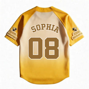 Honey Bear Celebrate Our 100th Anniversary - Personalized Baseball Jersey - MNPS0319NL