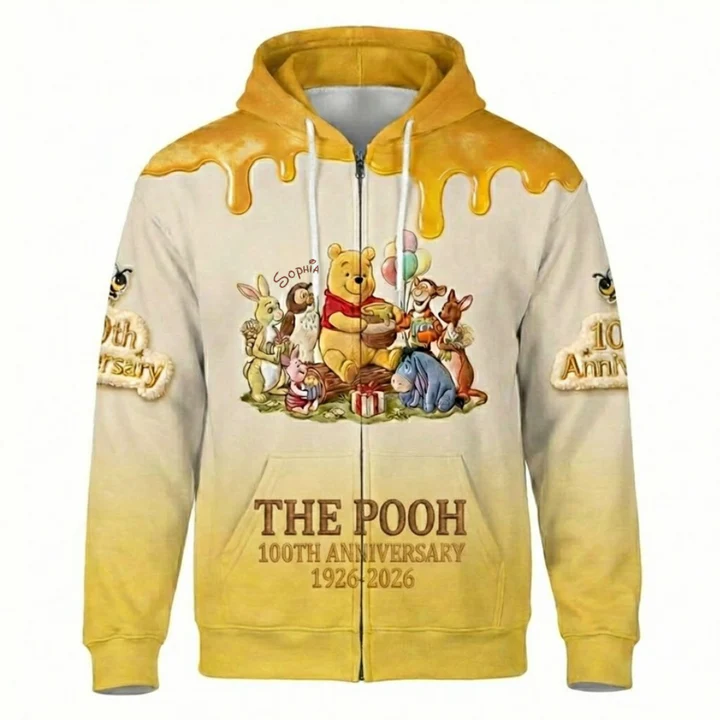 Honey Bear 100th Anniversary - Personalized Mouse All Over Shirt - MNPS0103