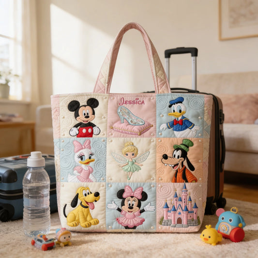 Magical Friends - Personalized Quilted Tote Bag - NSK10022