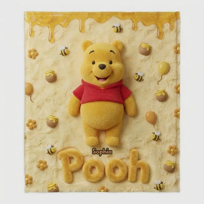 Honey Bear 100th Anniversary - Personalized Mouse Blanket | MNPB01005