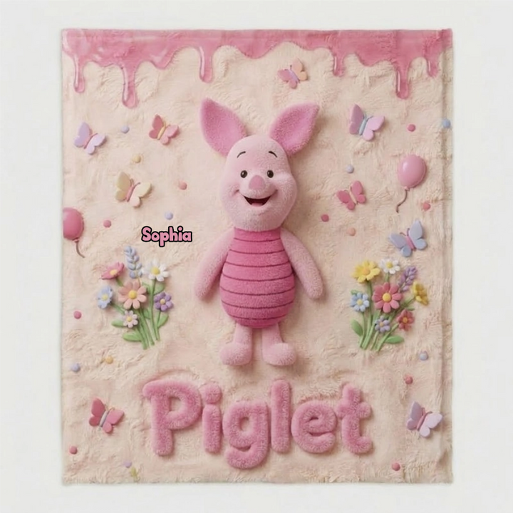 Honey Bear 100th Anniversary - Personalized Mouse Blanket | MNPB01005