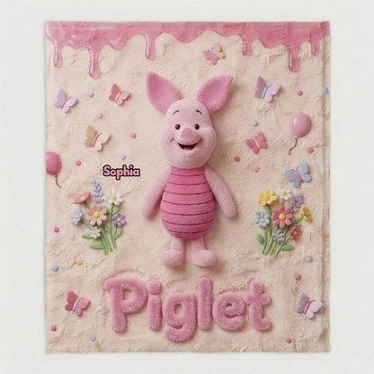 Honey Bear 100th Anniversary - Personalized Mouse Blanket | MNPB01005