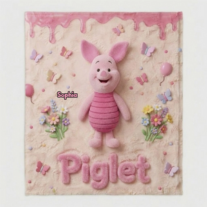 Honey Bear 100th Anniversary - Personalized Mouse Blanket | MNPB01005