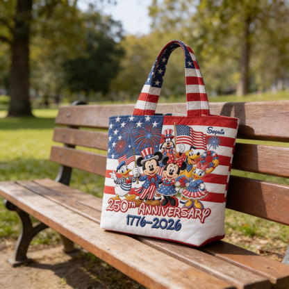 Magic Friends 250th Anniversary Edition - Personalized Quilted Tote Bag - NSK10045