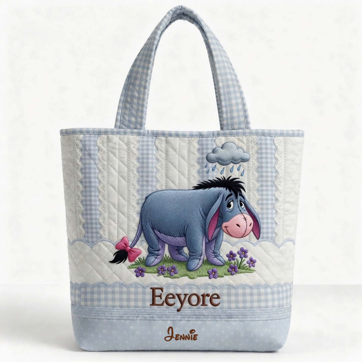 Just Loves Honey Bear And Friends - Personalized Quilted Tote Bag - NSK10083