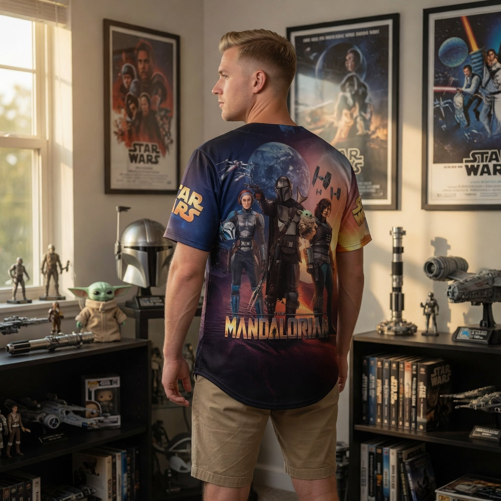 Galactic Saga 50th Anniversary - Personalized Baseball Jersey - MNPS0410NL