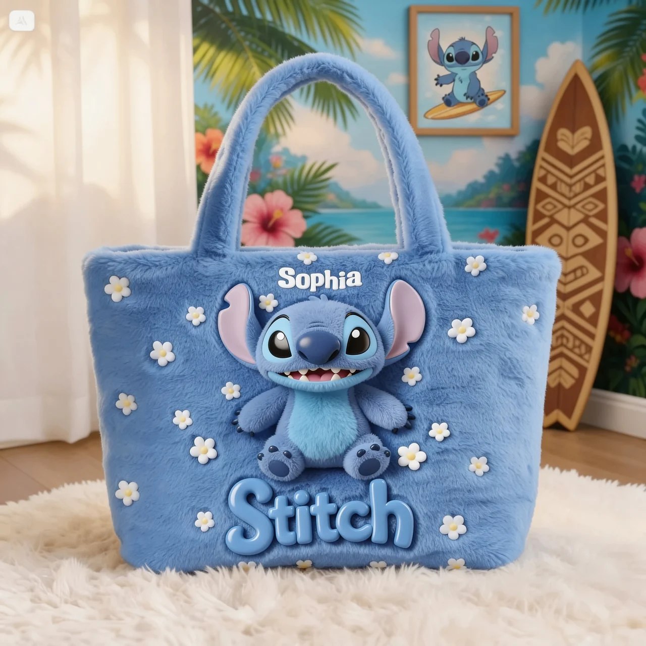 Blue Ohana - Personalized Tote Bag - NSK10030
