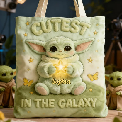 Cute Baby - Personalized Quilted Tote Bag - NSK10039