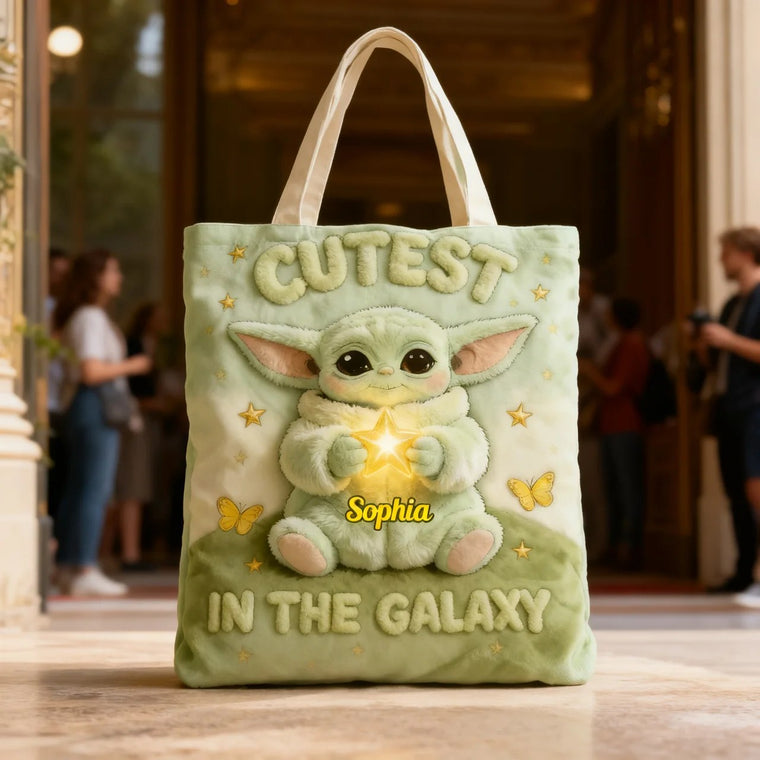 Cute Baby - Personalized Quilted Tote Bag - NSK10039