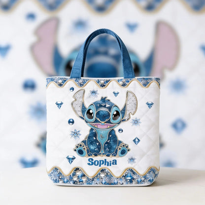 Ohana Means Family - Personalized Quilted Tote Bag - NSK10041