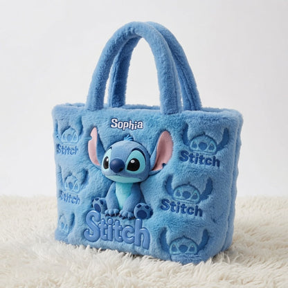 Blue Ohana - Personalized Quilted Tote Bag - NSK10047