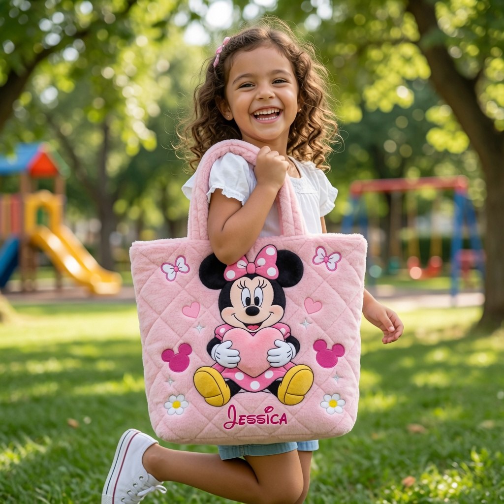 Magic Mouse - Personalized Quilted Tote Bag - NSK10048