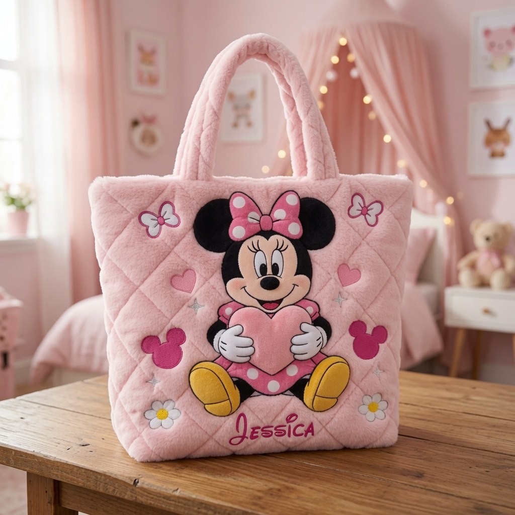 Magic Mouse - Personalized Quilted Tote Bag - NSK10048