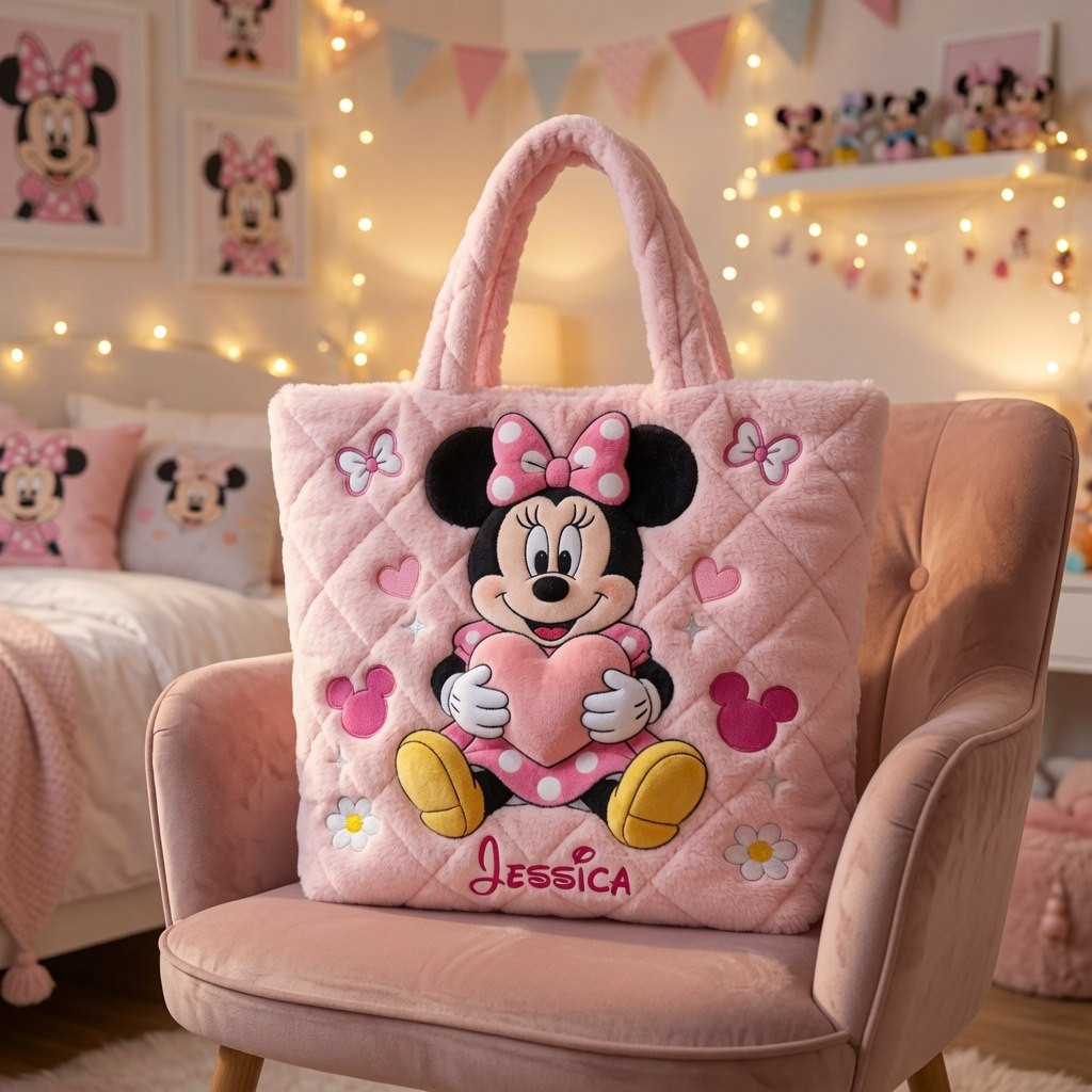 Magic Mouse - Personalized Quilted Tote Bag - NSK10048