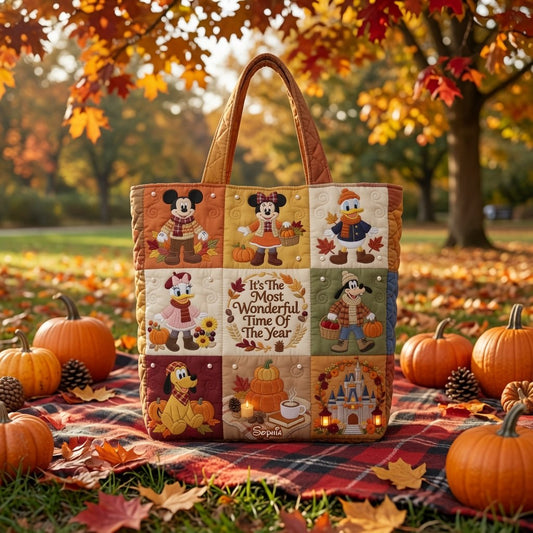 Magic Mouse - Personalized Quilted Tote Bag - NSK10055
