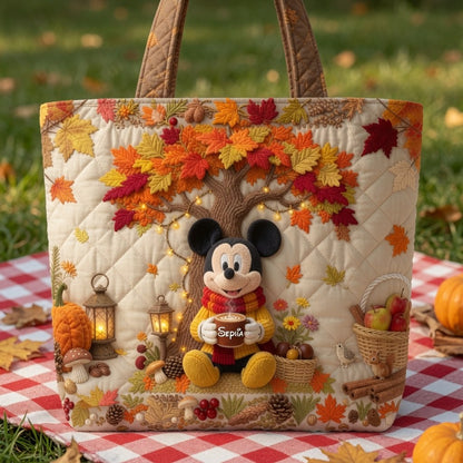 Spooky Magic Friends - Personalized Quilted Tote Bag - NSK10069