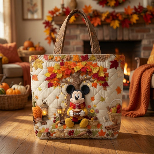 Spooky Magic Friends - Personalized Quilted Tote Bag - NSK10069