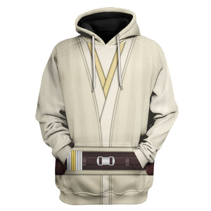 Qui-Gon Jinn’s Jedi Robes Costume Hoodie Sweatshirt T-Shirt Sweatpants – MNP151CSSTW
