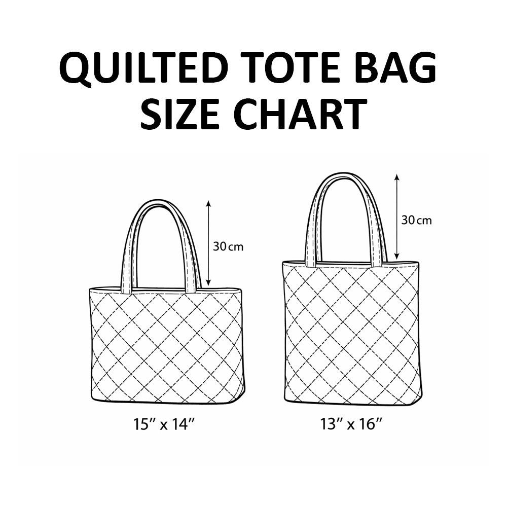 Schnauzer Dog Glasses Quilted Tote