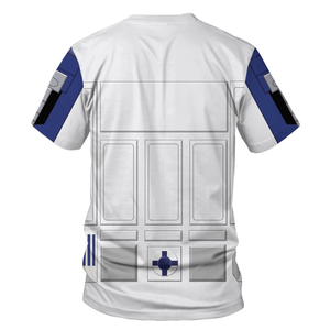 R2 D2 Robot Costume Hoodie Sweatshirt T-Shirt Sweatpants – MNP262CSSTW