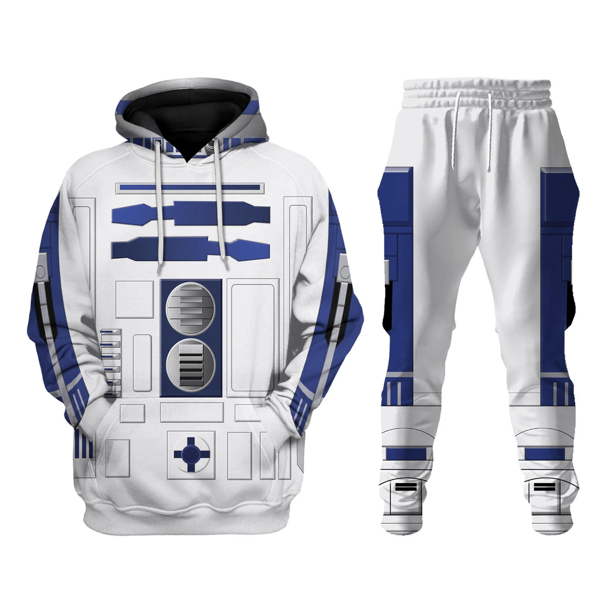 R2 D2 Robot Costume Hoodie Sweatshirt T-Shirt Sweatpants – MNP262CSSTW