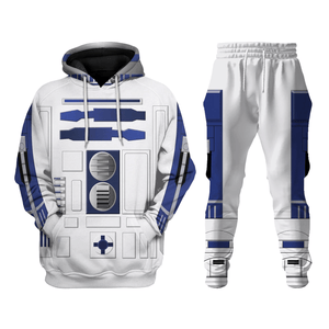 R2 D2 Robot Costume Hoodie Sweatshirt T-Shirt Sweatpants – MNP262CSSTW