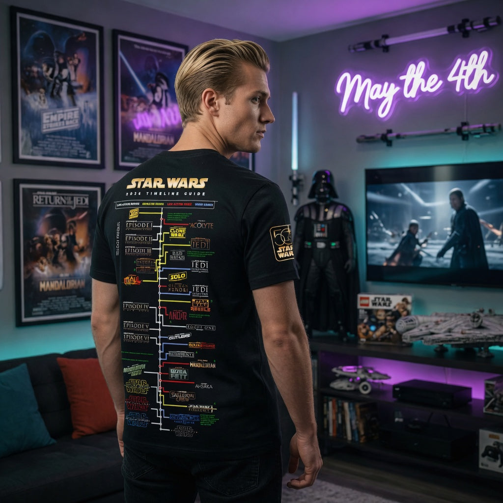 Galactic Saga 50th Anniversary - Personalized All Over Shirt - MNPS0106STW
