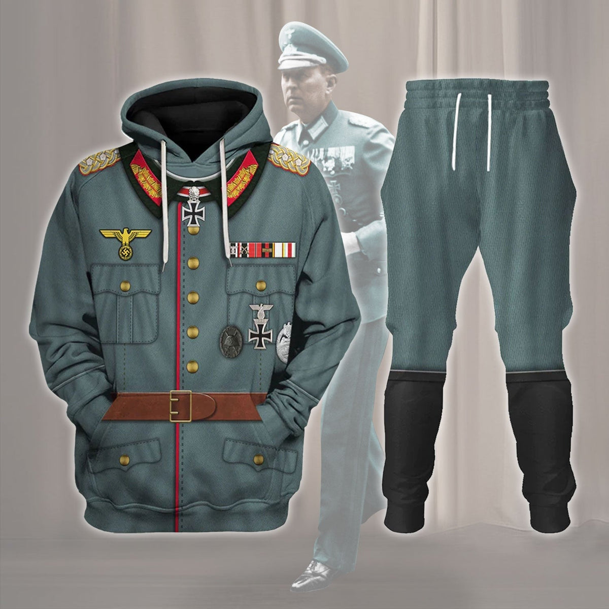 World War Two Leo Geyr Von Schweppenburg Panzer Group West Cosplay Hoodie, Sweatshirt, T-Shirt, Tracksuit MNP002CS