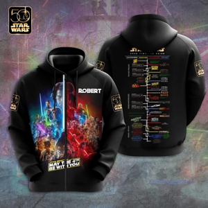 Galactic Saga 50th Anniversary - Personalized All Over Shirt - MNPS0106STW